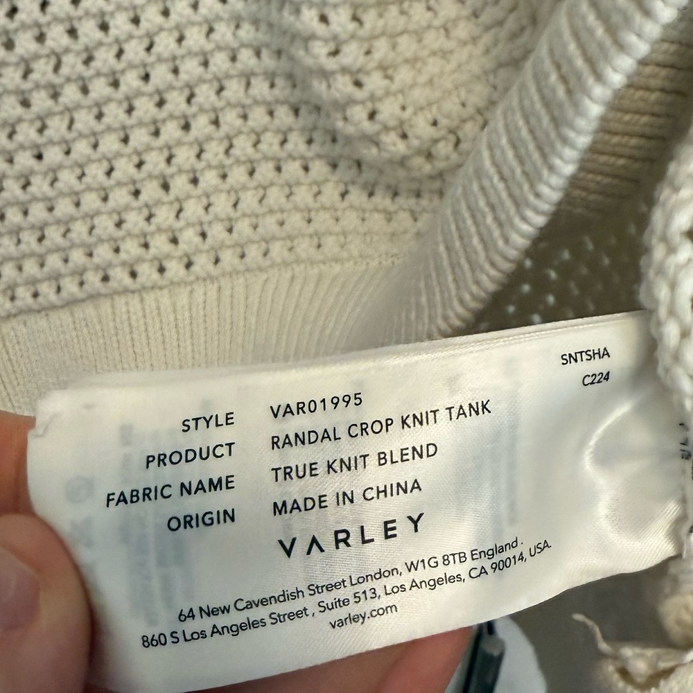 Varley Randal Crop Knit Tank - Picture 4 of 4